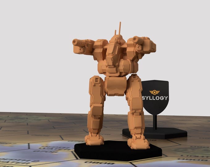 Blackjack BJ-1DB | Special Variant by Syllogy | BattleTech Miniature | For Battletech / Alpha Strike / Mechwarrior
