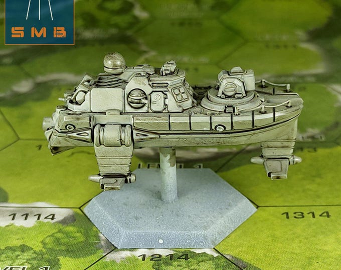 Sea Skimmer Hydrofoil - SirMortimerBombito Sculpt | American Mecha | Compatible with Battletech