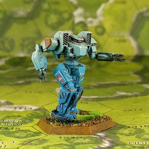 Tiburon | Sir Mortimer Bombito | American Mecha | Compatible with BT and other 6mm Tabletop Wargames