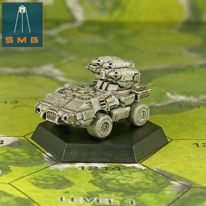Leichter SRM Träger | SirMortimer Bombito | Amerikanischer Mecha | Kompatibel mit BT und anderen 6 mm Tabletop Wargames