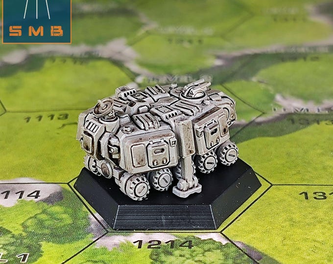MASH Truck | SirMortimerBombito Sculpt | American Mecha | Compatible with BT and other 6mm Tabletop Wargames