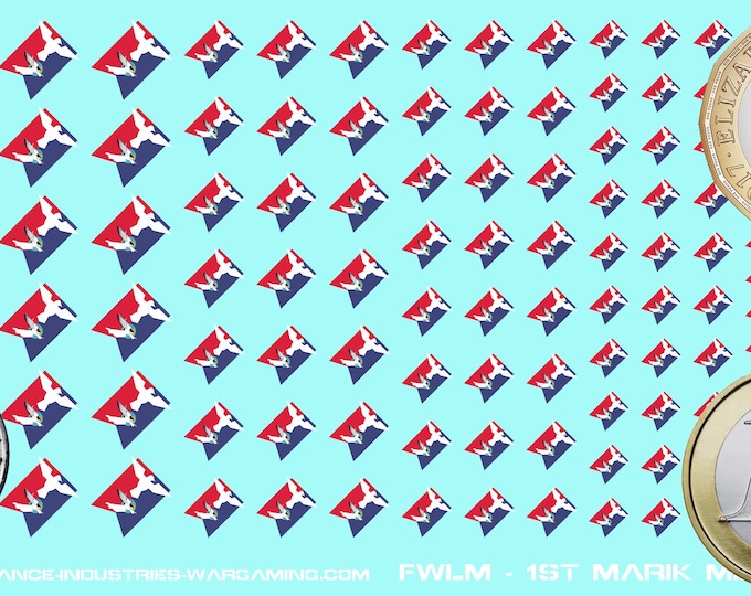 Free Worlds League - Marik Militia - 1st Marik Militia | Premium Decals for BattleTech / Mechwarrior / Alpha Strike