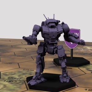 Vindicator VND-1R - Alternate Battletech Mechwarrior Miniature - Resin 3D Print