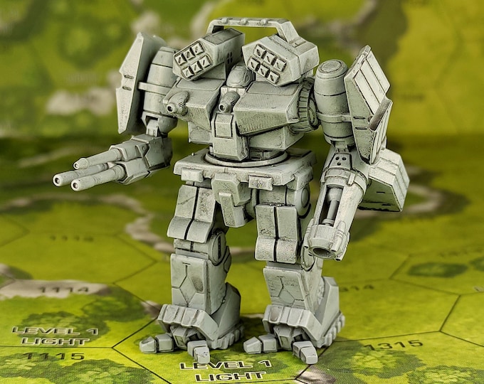 Savage Coyote - SirMortimerBombito Sculpt | American Mecha | Compatible with BT and other 6mm Tabletop Wargames