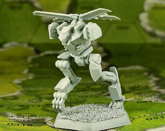 Eyrie - SirMortimerBombito Sculpt | American Mecha | Compatible with BT and other 6mm Tabletop Wargames