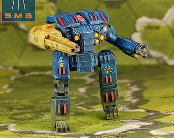 Burrock - SirMortimerBombito Sculpt | American Mecha | Compatible with BT and other 6mm Tabletop Wargames