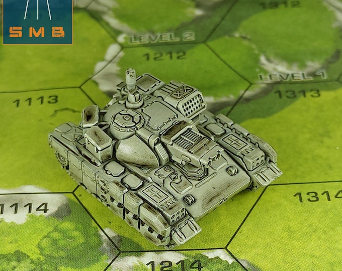Brutus Assault Tank - SirMortimerBombito Sculpt | American Mecha | Compatible with Battletech
