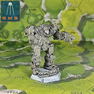 &quot;Battlemaster BLR-1Gb &quot;&quot;Royal&quot;&quot; | SirMortimer Bombito | Amerikanischer Mecha | Kompatibel mit BT und anderen 6 mm Tabletop Wargames