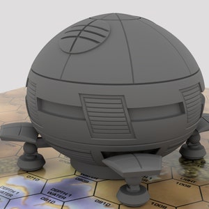 Mule - Mapscale Civilian Dropship | DIW Exclusive | American Mecha | Compatible with BT and other 6mm Tabletop Wargames