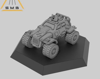 Wheeled Scout - SirMortimerBombito Sculpt | American Mecha | Compatible with Battletech
