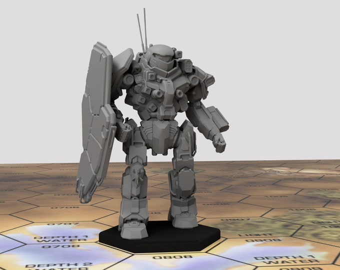 Black Knight BL-X-KNT-2 Red Reaper II  | Special Variant by Syllogy | Compatible with American Mecha and other tabletop games