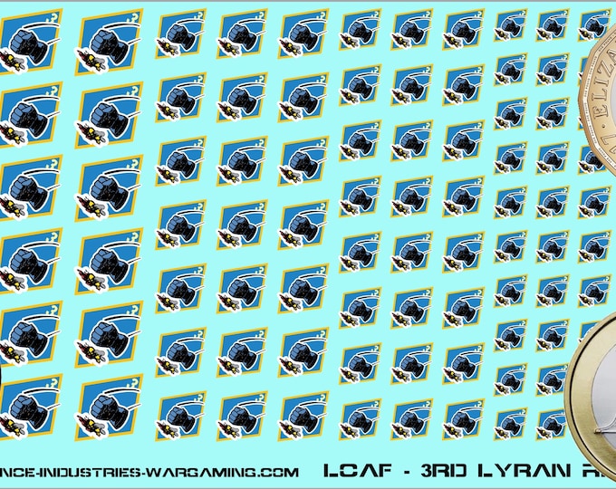 Lyran Commonwealth - Lyran Regulars - 3rd Lyran Regulars | Premium Decals for BattleTech / Mechwarrior / Alpha Strike