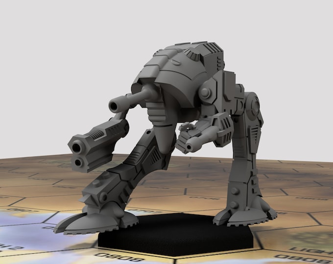 CBT/American Mecha Proxy Miniature - Original CTF-1X Cataphract "MFUK Sculpt" - Defiance Industries Wargaming Exclusive