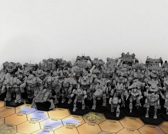 Battletech Miniatures - Build an Inner Sphere Company - MWO Style