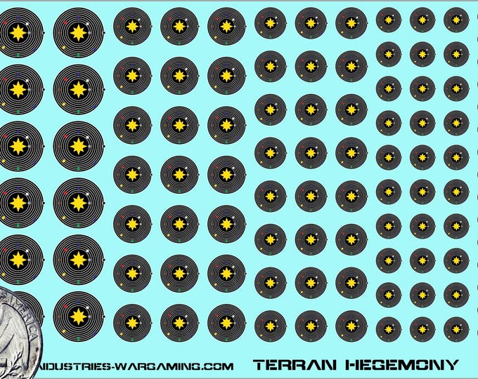 Terran Hegemony | Premium Decals for Battletech / Mechwarrior / Alpha Strike