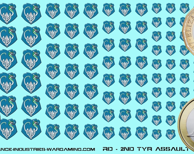 Rasalhague Dominion - 2nd Try Assault Cluster | Premium Decals for BattleTech / Mechwarrior / Alpha Strike
