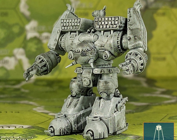 Archer Japanese Style - SirMortimerBombito Sculpt | American Mecha | Compatible with BT and other 6mm Tabletop Wargames