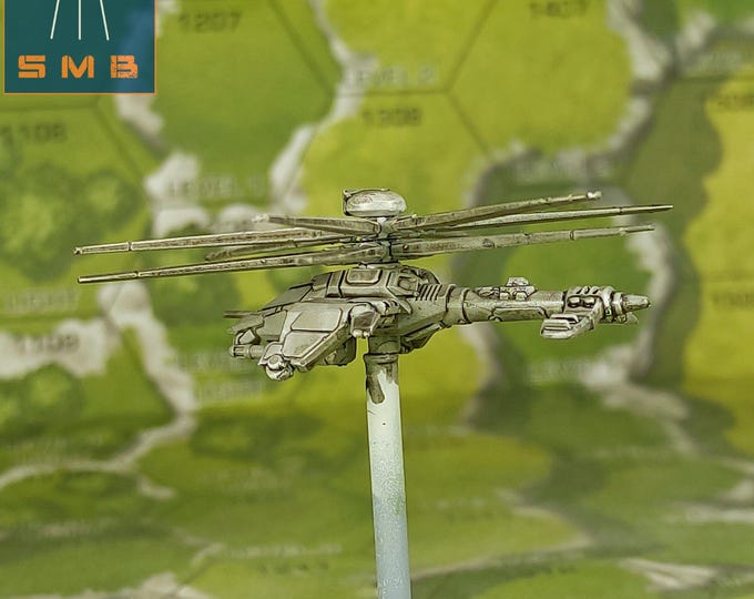 Donar VTOL - SirMortimerBombito Sculpt | American Mecha | Compatible with BattleTech and Alpha Strike