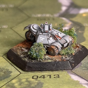 Odin Tank | Sir Mortimer Bombito | American Mecha | Compatible with BT and other 6mm Tabletop Wargames