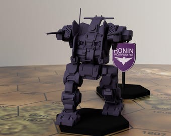 Jagermech JM6-A - by Ronin Inc. | American Mecha | Compatible with BT and other 6mm Tabletop Wargames