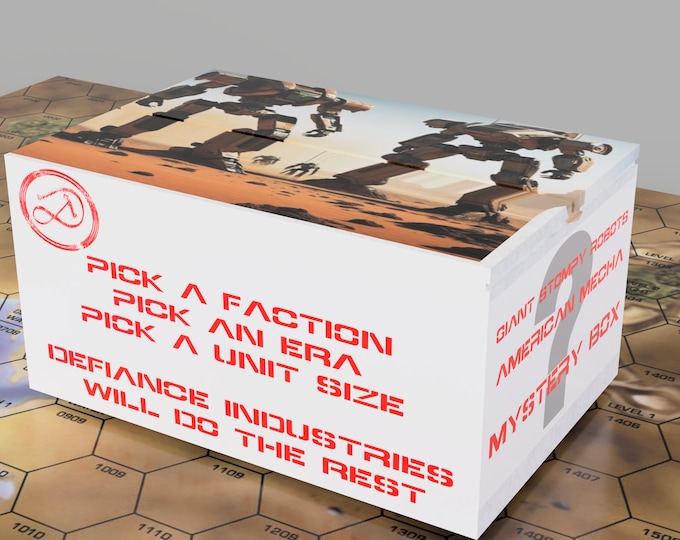 Salvage Box -  Regiment (132 Miniatures + Hex Bases) - Any Faction, Any Era - Based on R.A.T. | Battletech / Alpha Strike Miniatures