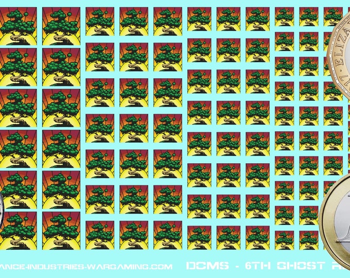 Draconis Combine - Ghost Regiments - 6th Ghost Regiment | Premium Decals for BattleTech / Mechwarrior / Alpha Strike