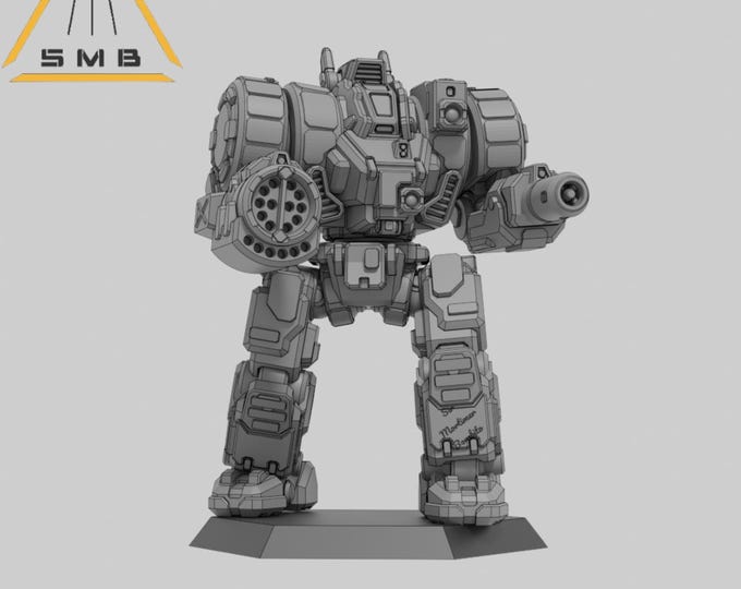 Zeus ZEU-6A - SirMortimerBombito Sculpt | American Mecha | Compatible with Battletech