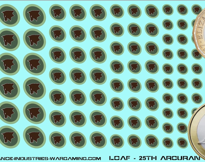 Lyran Commonwealth - Arcturan Guards - 25th Arcturan Guards | Premium Decals for BattleTech / Mechwarrior / Alpha Strike