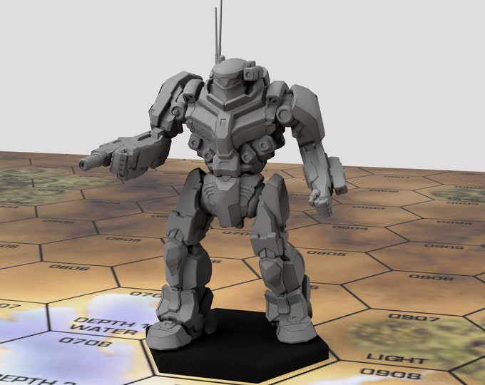 Battletech Miniatures - Black Knight BL-7-KNT Special Variant by Syllogy - 3D Printed on Demand