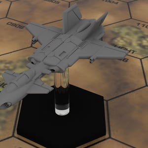 Lucifer Aerospace Fighter | DIW Exklusivt | Amerikansk Mecha | Kompatibel med BT och andra 6 mm bordsspel