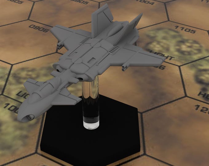 Lucifer Aerospace Fighter | DIW Exclusive | American Mecha | Compatible with Battletech
