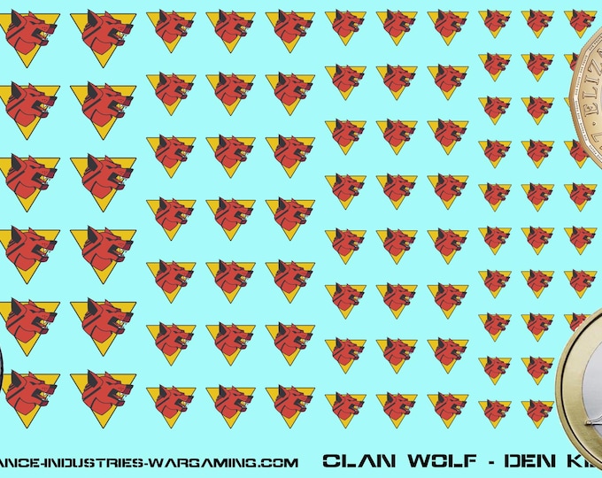 Clan Wolf - Den Keshik | Premium Decals for BattleTech / Mechwarrior / Alpha Strike