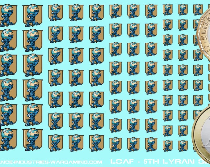 Lyran Commonwealth - Lyran Guards - 5th Lyran Guards | Premium Decals for BattleTech / Mechwarrior / Alpha Strike