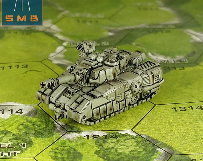Von Luckner Heavy Tank - SirMortimerBombito Sculpt | American Mecha | Compatible with Battletech