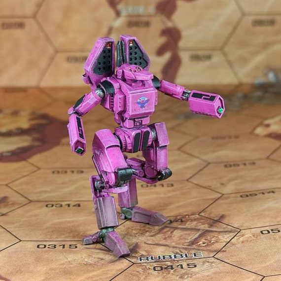 BattleTech miniature pink, I painted 27 BattleTech miniatur…