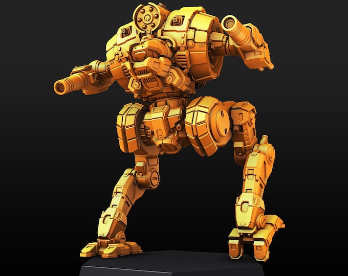 Uziel - PMW Sculpt - Multiple Variants | American Mecha | Compatible with BT and other 6mm Tabletop Wargames