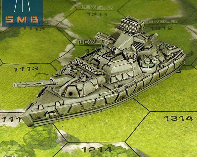 Mauna Kea Command Vessel - SirMortimerBombito Sculpt | American Mecha | Compatible with BT and other 6mm Tabletop Wargames