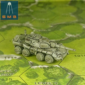 Morningstar City Einsatzkommando | SirMortimer Bombito | Amerikanischer Mecha | Kompatibel mit BT und anderen 6 mm Tabletop Wargames