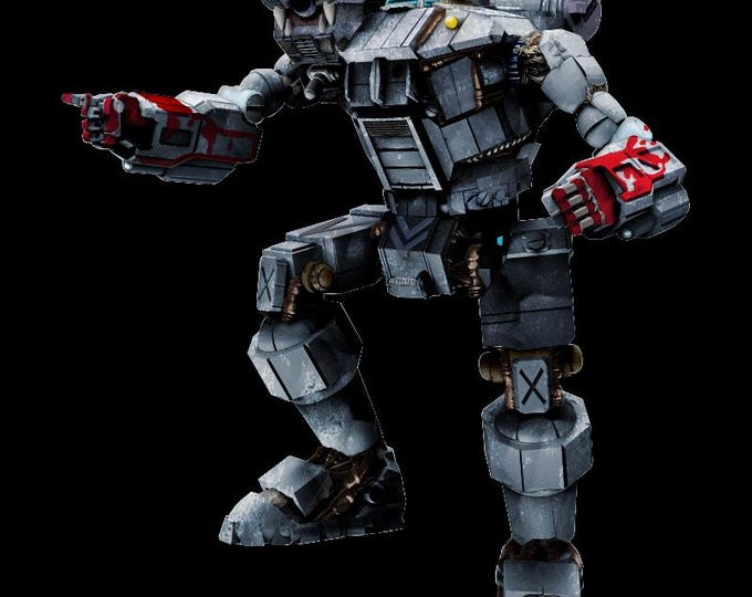 Hunchback by Brian Banzai | Multiple Variants | American Mecha | Compatible with BT and other 6mm Tabletop Wargames