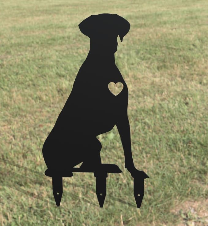 Dog Metal Yard Art Great Dane Handmade Dog Metal Gift for Etsy