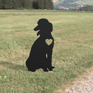 Personalized Dog Metal Yard Art – Handmade Garden Stake, Pet Memorial