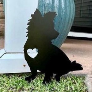 Dog Metal Yard Art - Handmade Dog Metal Gift For Garden - Outdoor Garden Stake Decor Art -Cute Pet Memorial -Gift Idea