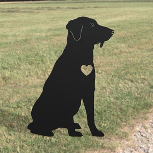 Dog Metal Yard Art - Custom Mutt Lab - Handmade  Dog Metal Gift For Garden - Outdoor Garden Stake Decor Art - Cute Pet Memorial - Gift Ideas