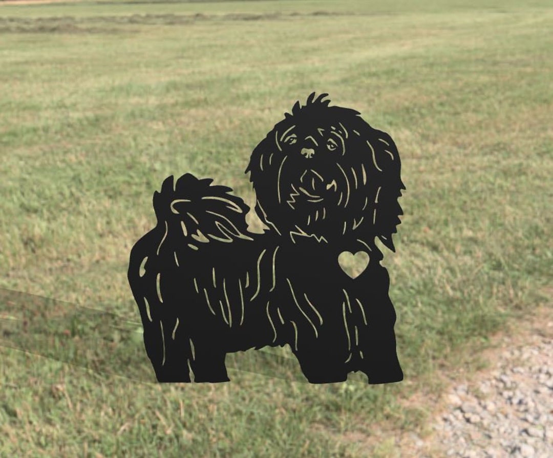 Dog Metal Yard Art Handmade Dog Metal Gift Outdoor Garden Stake Decor Art Cute Pet Memorial gift