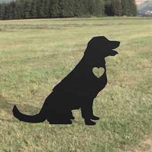 Dog Metal Yard Art - Golden Retriever - Handmade Dog Metal Gift For Garden - Outdoor Garden Stake Decor Art - Cute Pet Memorial - Gift Ideas