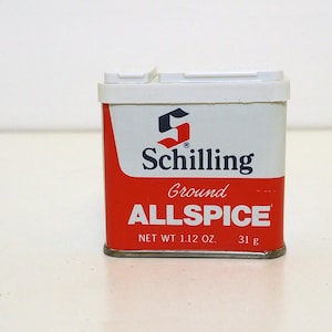 Jahrgang Schilling Boden Allspice Gewürz Dose