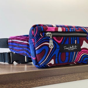 African print mini Fanny pack / Mini Crossbody bag