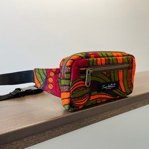 African print mini Fanny pack / Mini Crossbody bag