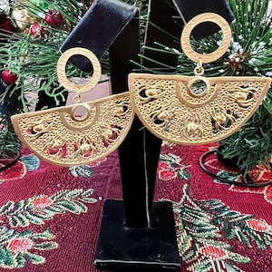 pre columbian jewelry , ring nose earrings, pre colombinos, pre colombian , 24kt gold plated