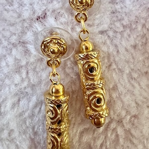 pre columbian jewelry , pre colombian, pre colombinos, earrings, 24kt gold plated